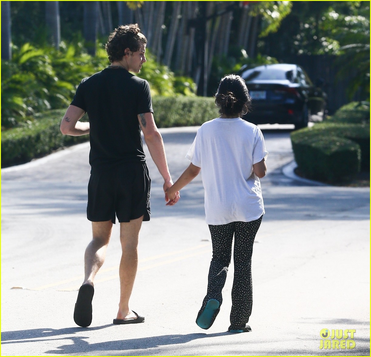 Camila Cabello Holds Hands with Shawn Mendes During Their Friday Morning Walk