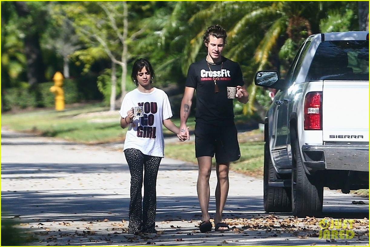 Camila Cabello Holds Hands with Shawn Mendes During Their Friday Morning Walk