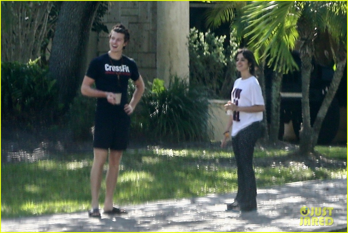 Camila Cabello Holds Hands with Shawn Mendes During Their Friday Morning Walk