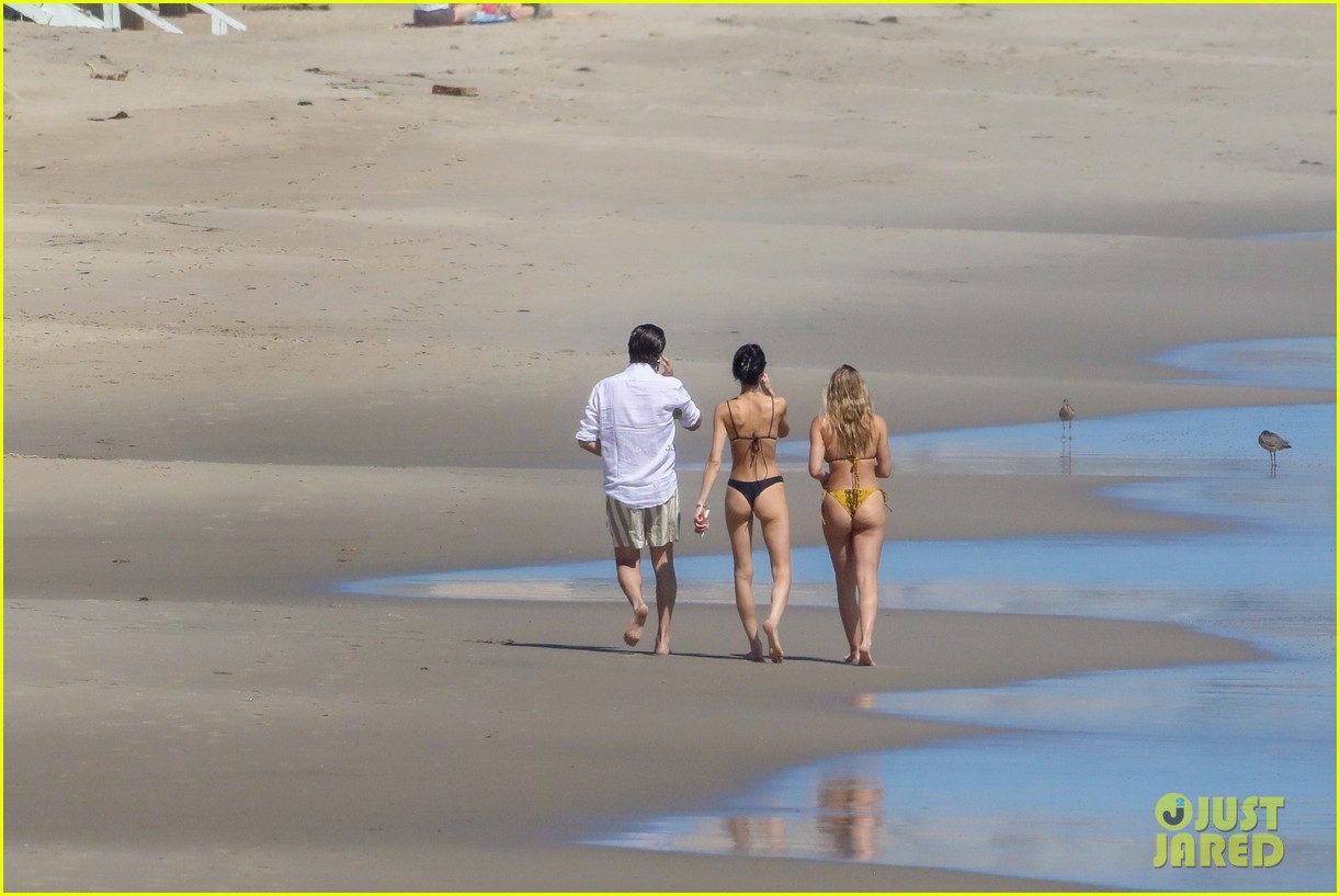 Sofia Richie Joins Boyfriend Scott Disick for a Beach Stroll