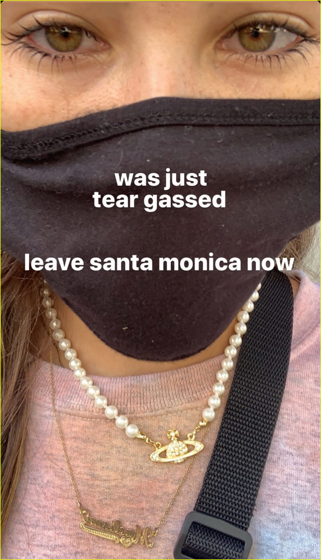 Madison Beer Was Tear Gassed at Protest in Santa Monica