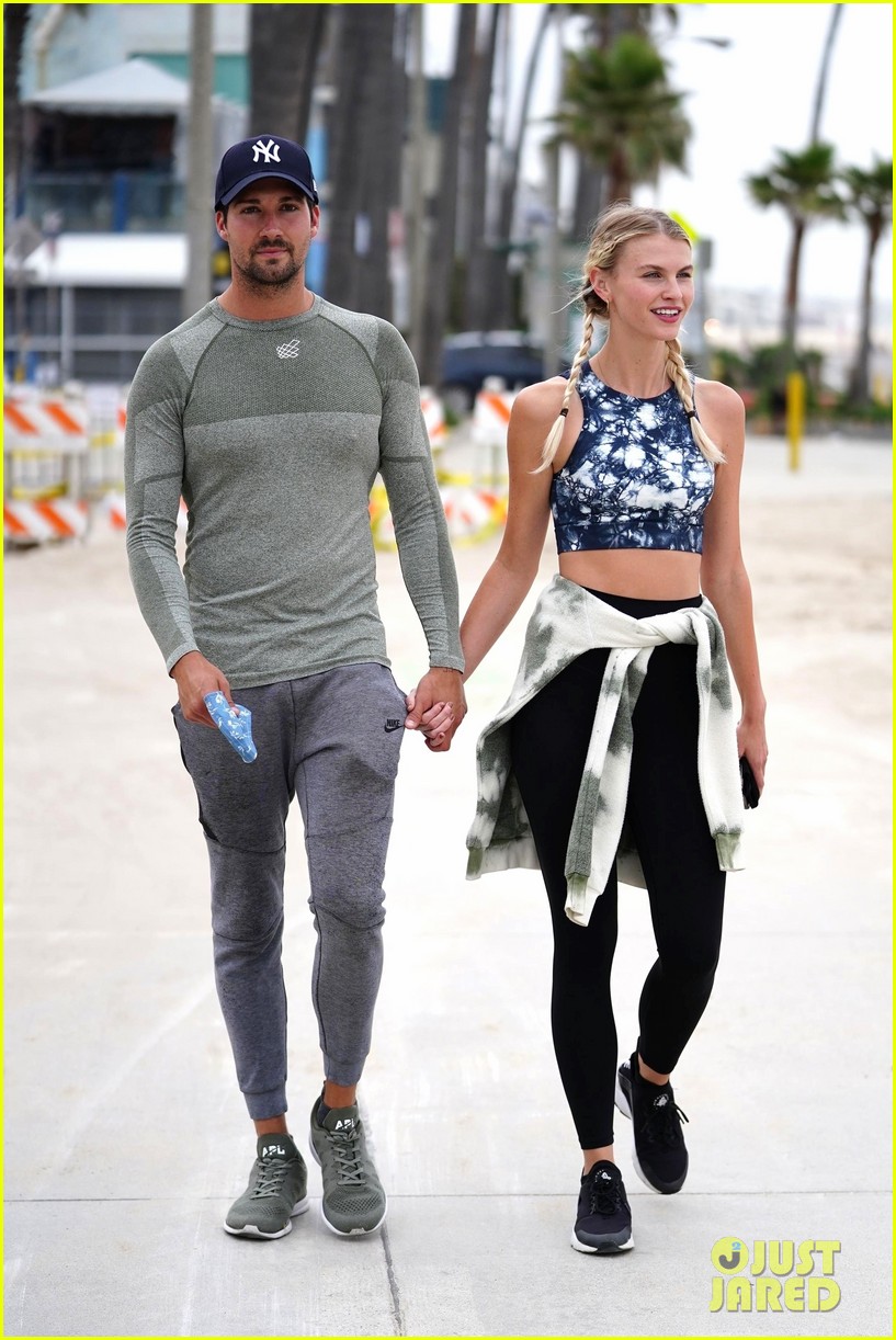 James Maslow & Girlfriend Caitlin Spears Look So Cute Together at the Boardwalk!
