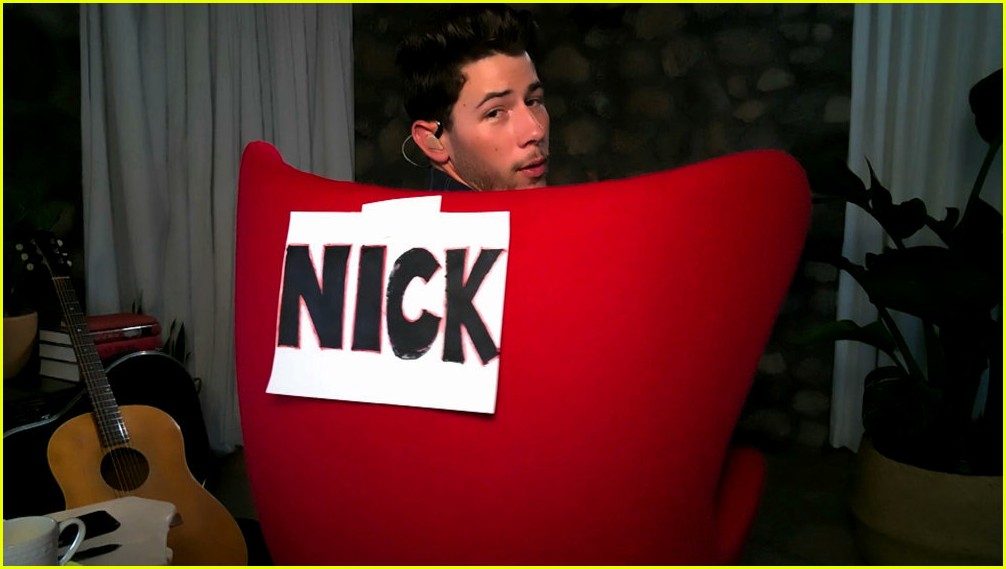 Nick Jonas Found the Perfect Red Chair for 'The Voice' At-Home Episodes!