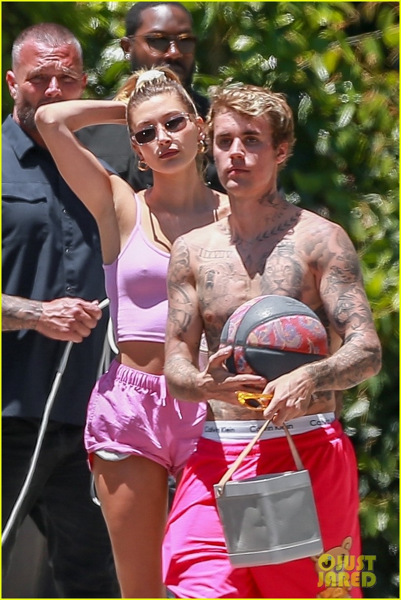 Justin & Hailey Bieber Enjoy a Fun Day in the Sun Over Memorial Day Weekend