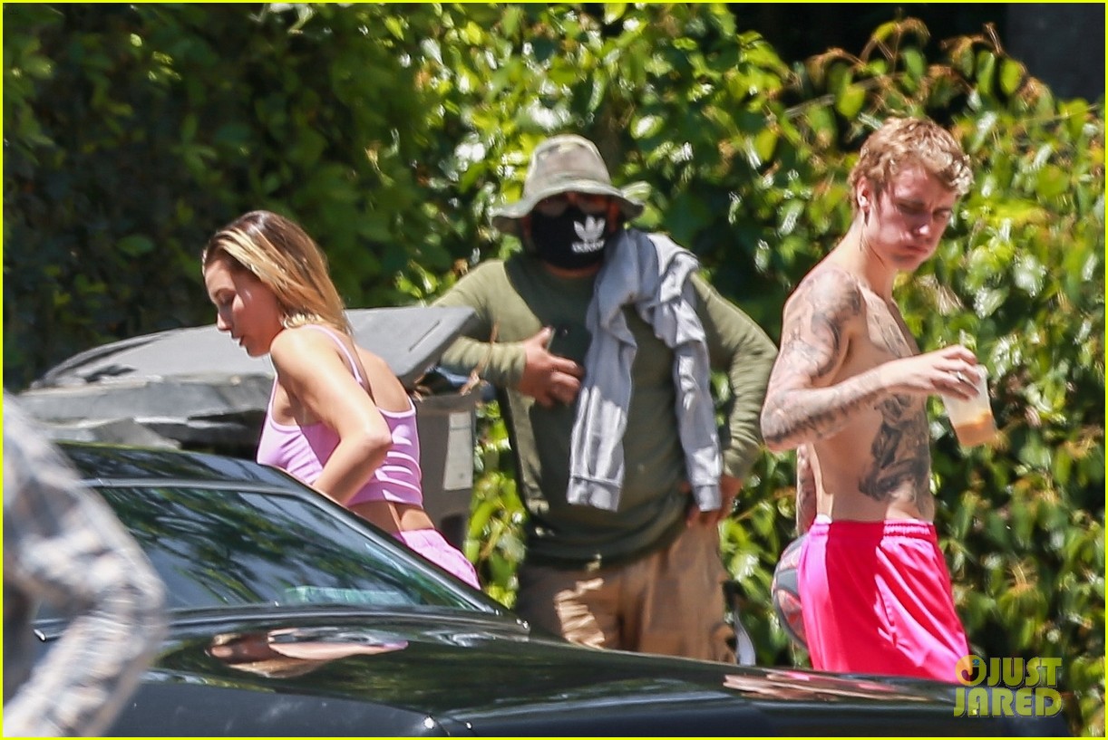 Justin & Hailey Bieber Enjoy a Fun Day in the Sun Over Memorial Day Weekend