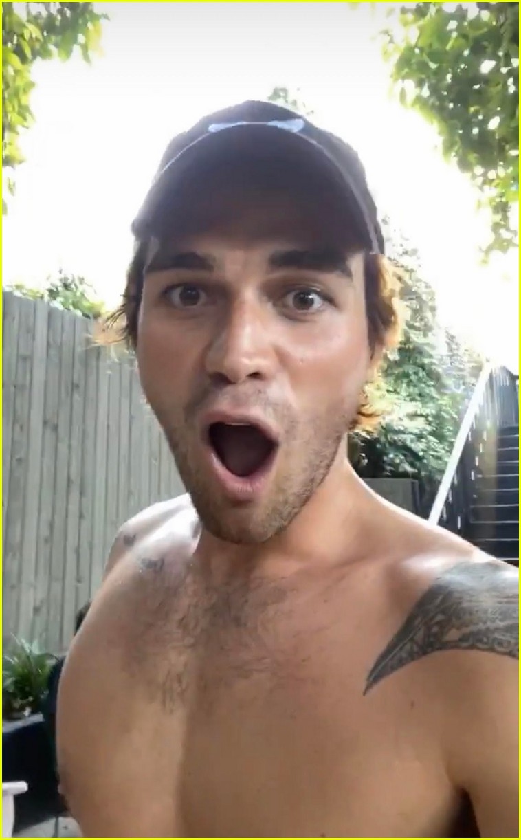 KJ Apa Challenges Drew Ray Tanner To Handstand Push-Up Competition - See Shirtless Pics!