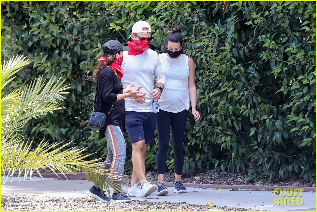 Lea Michele Shows Off Baby Bump on Afternoon Hike