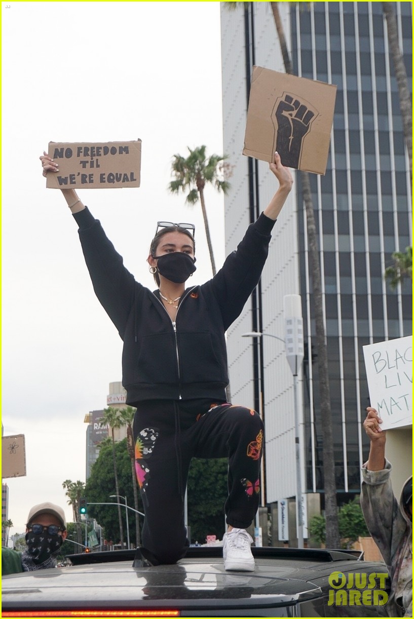 Madison Beer Joins George Floyd Protests in LA