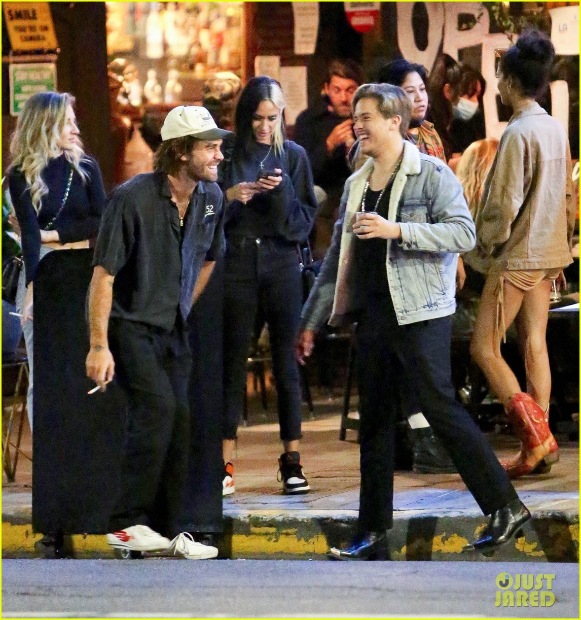Dylan Sprouse & Girlfriend Barbara Palvin Grab Dinner with KJ Apa!