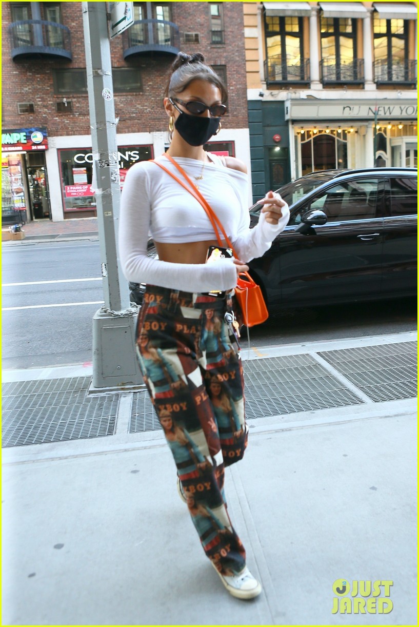 Bella Hadid Steps Out for Retail Therapy in New York