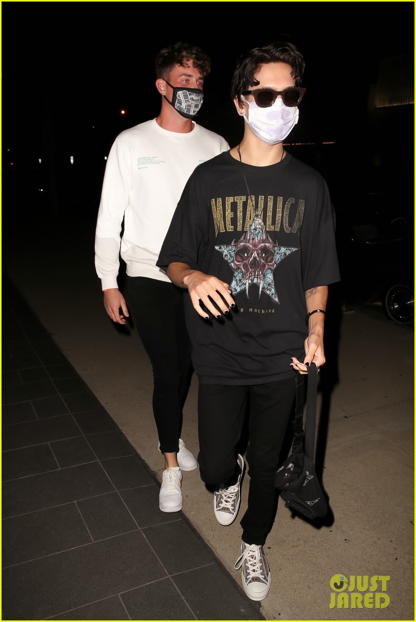 Chase Hudson Grabs Dinner With Rumored New Couple Harry Jowsey & Stassie Karanikolaou