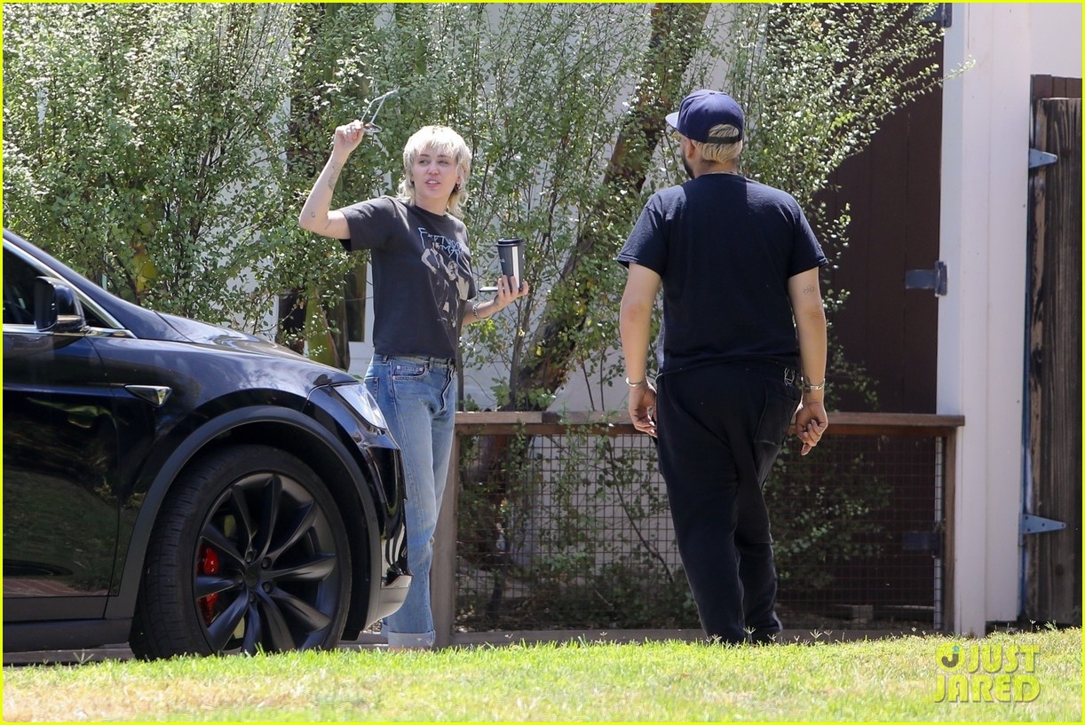 Miley Cyrus Hangs Out with a Friend After Splitting Up with Cody Simpson