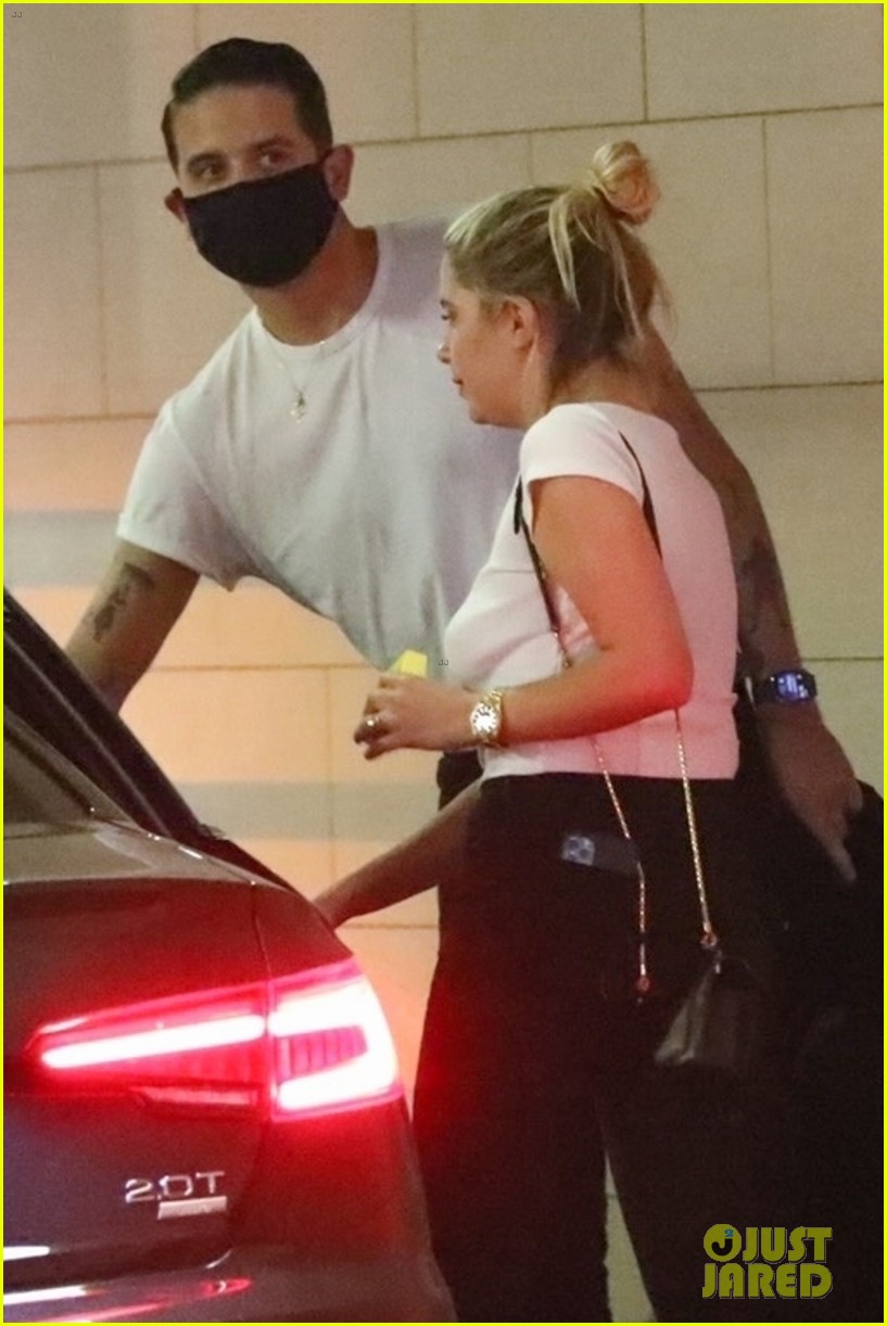 Ashley Benson Wears What Appears to Be an Engagement Ring While Out with G-Eazy