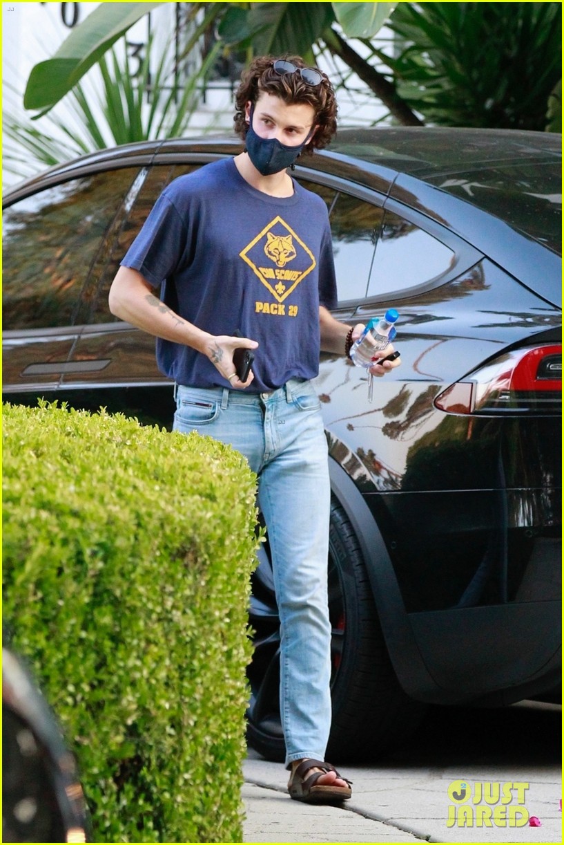 Shawn Mendes & Justin Bieber Spark Music Collab Rumors After Meeting Up at Recording Studio