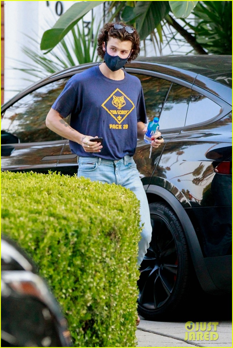 Shawn Mendes & Justin Bieber Spark Music Collab Rumors After Meeting Up at Recording Studio