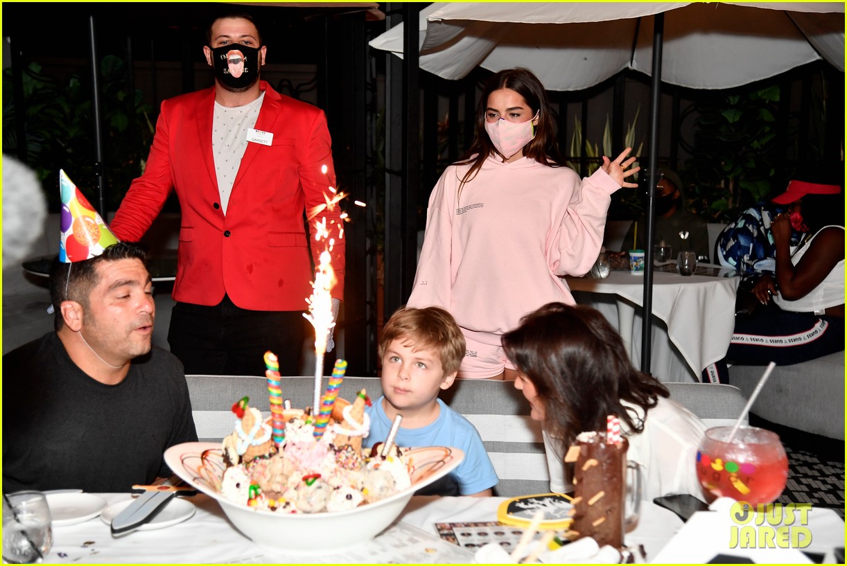 Addison Rae Celebrates Brother Lucas' Birthday at Sugar Factory!