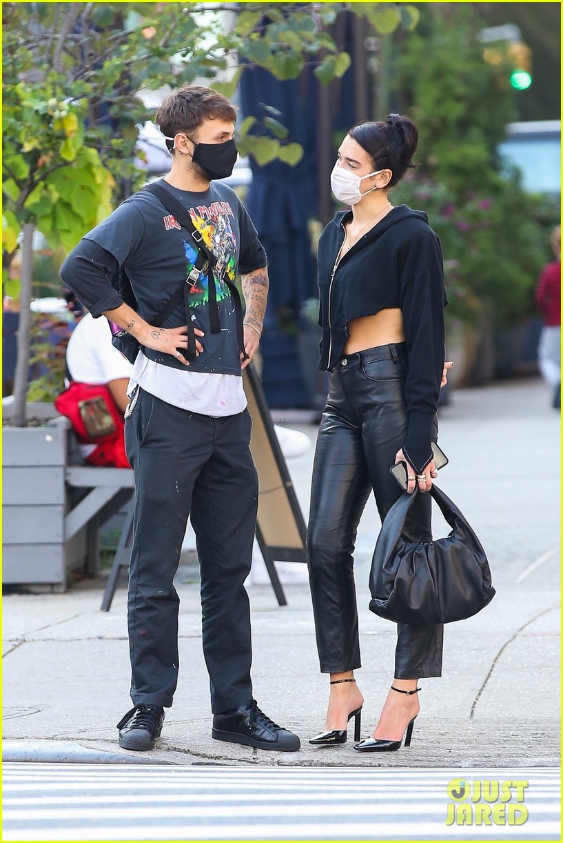 Dua Lipa Steps Out for Date Night with Anwar Hadid