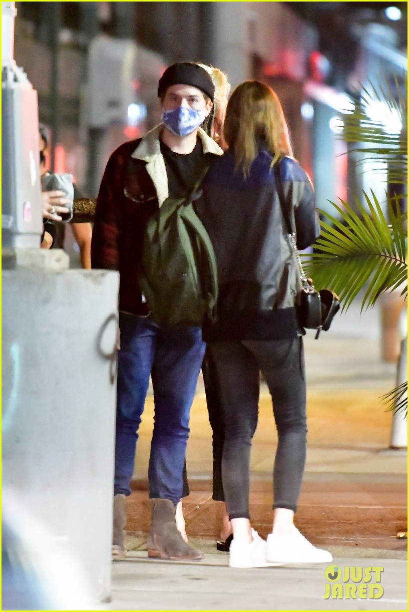 Dylan Sprouse Spotted at Dinner with Barbara Palvin & Friends in New York City (Photos)