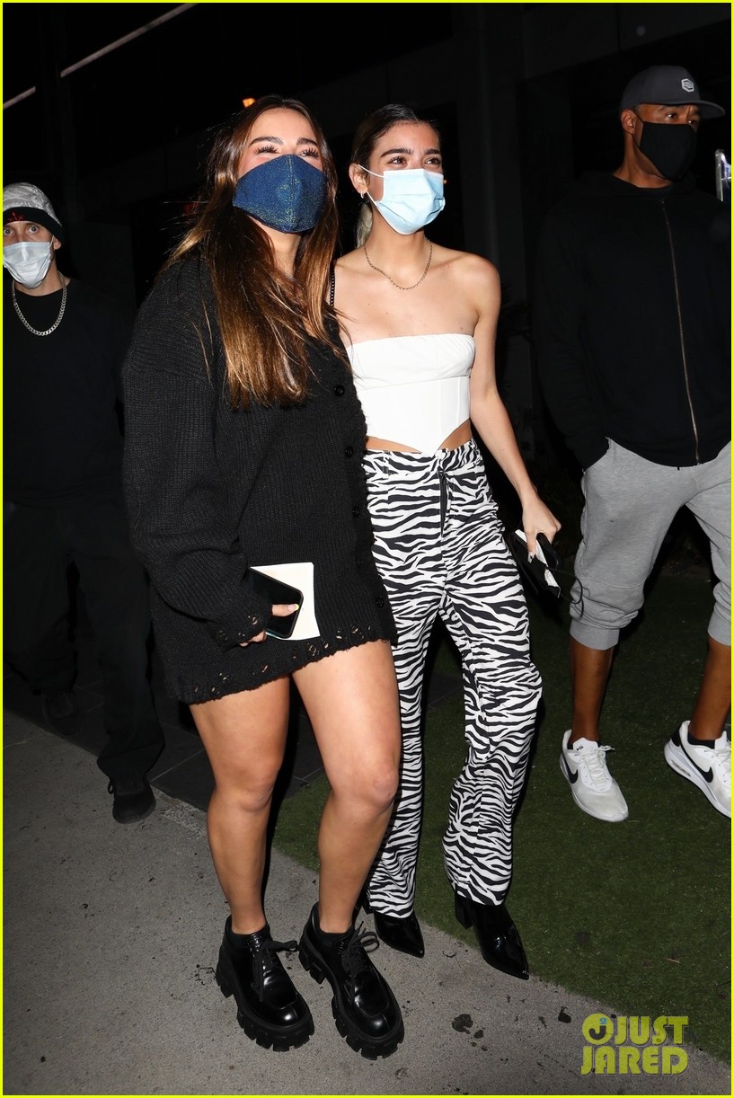 Addison Rae & Dixie D'Amelio Pair Up For Night Out Celebrating Bryant's New App