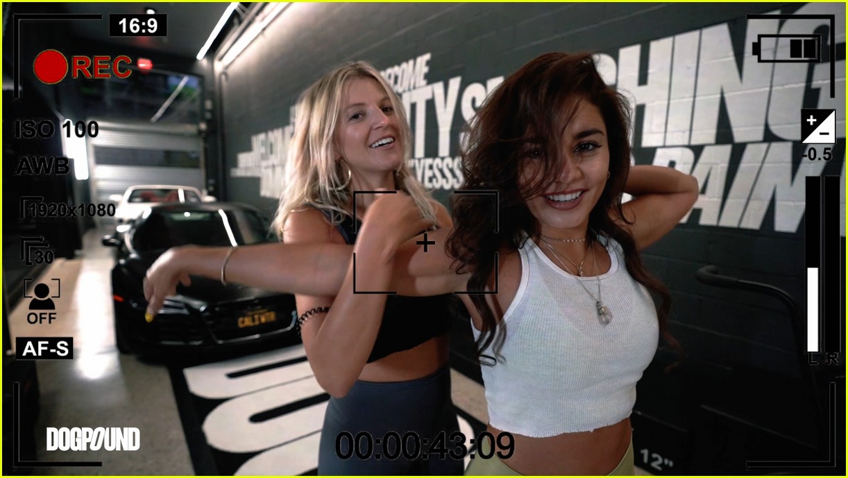 Vanessa Hudgens Shares BTS Look at Her Workouts!