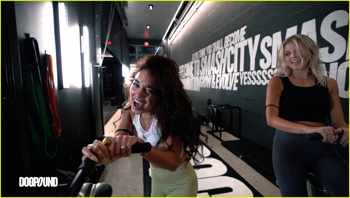 Vanessa Hudgens Shares BTS Look at Her Workouts!