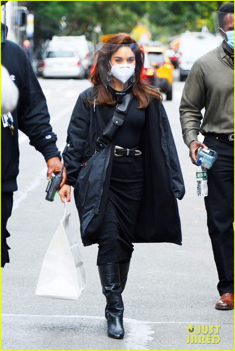 Vanessa Hudgens Gets to Work on 'Tick, Tick...Boom!' Movie in NYC