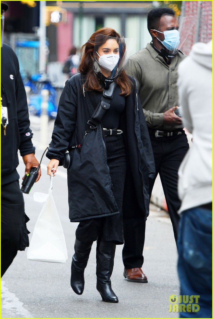 Vanessa Hudgens Gets to Work on 'Tick, Tick...Boom!' Movie in NYC