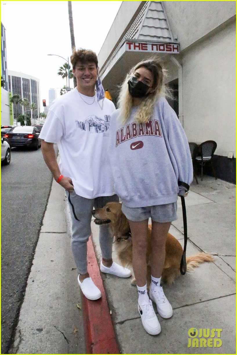 Noah Beck Gives Dixie D'Amelio a Piggyback Ride After Breakfast Date