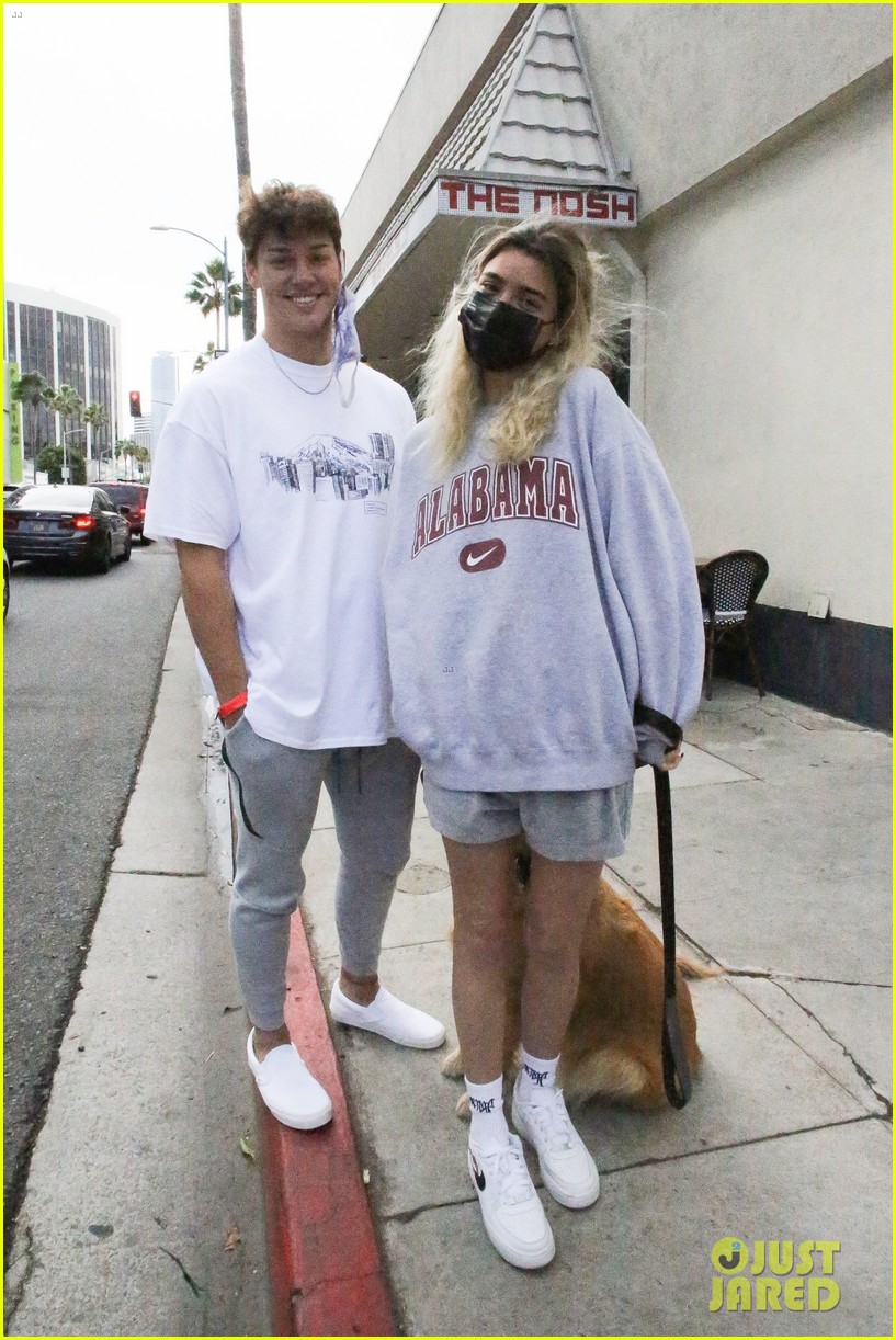 Noah Beck Gives Dixie D'Amelio a Piggyback Ride After Breakfast Date