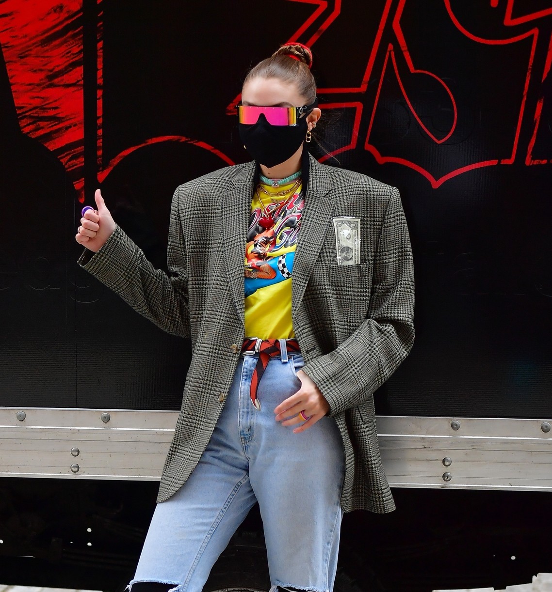 Gigi Hadid Visits Zayn Malik's Album Promo Truck in NYC!