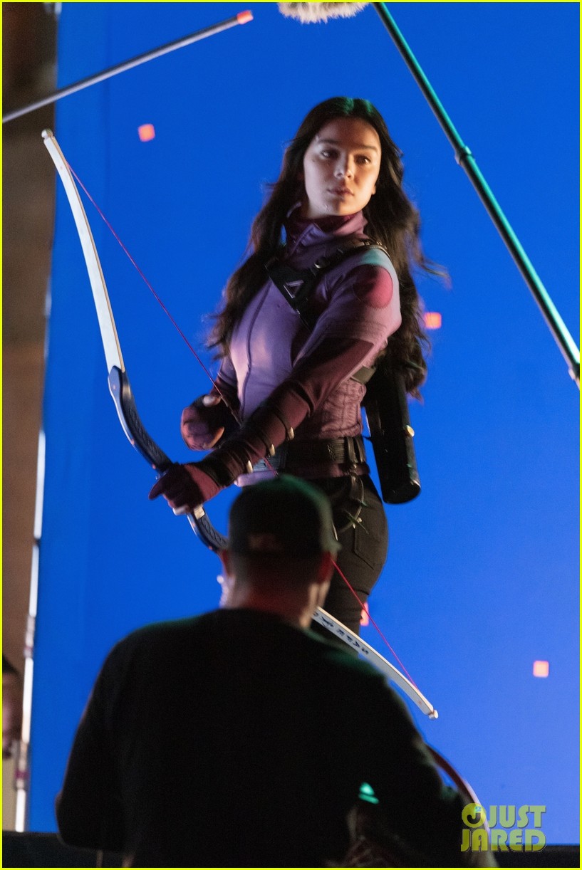 Hailee Steinfeld Is Back On 'Hawkeye' Set In First New Photos of the Year!