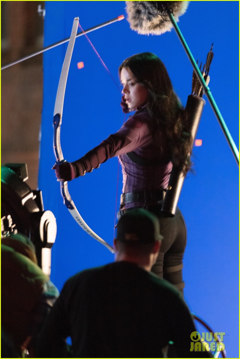 Hailee Steinfeld Is Back On 'Hawkeye' Set In First New Photos of the Year!