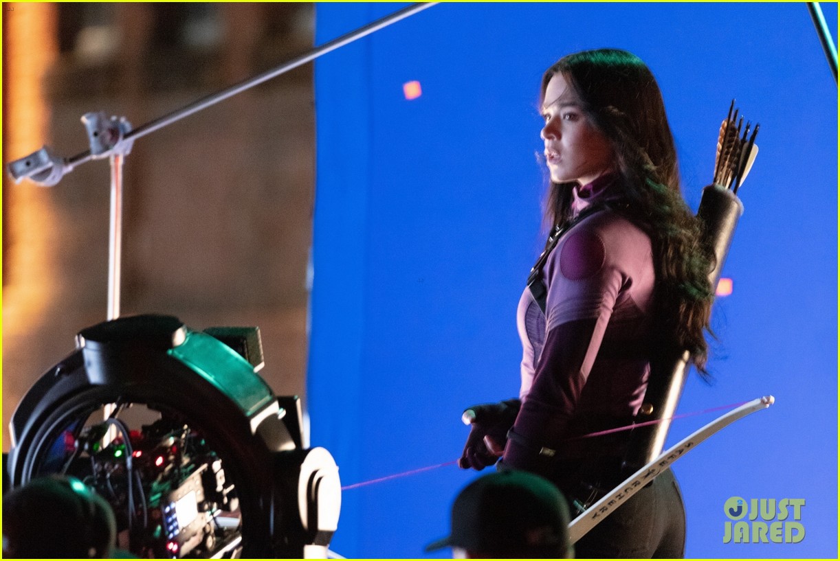Hailee Steinfeld Is Back On 'Hawkeye' Set In First New Photos of the Year!