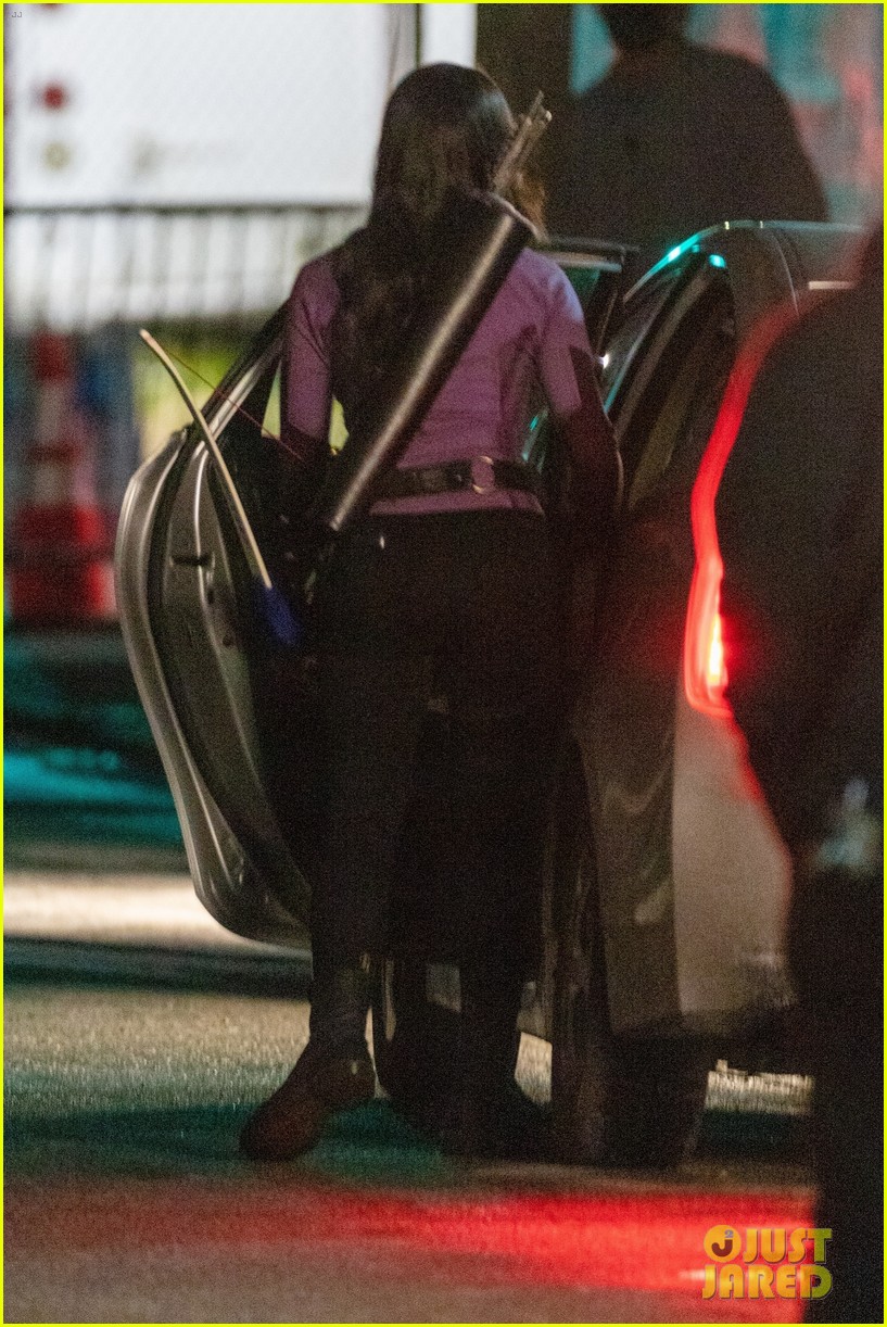 Hailee Steinfeld Is Back On 'Hawkeye' Set In First New Photos of the Year!