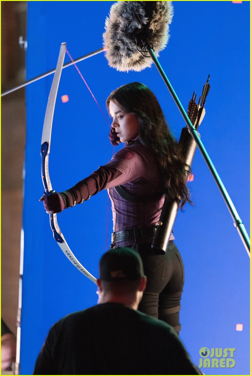 Hailee Steinfeld Is Back On 'Hawkeye' Set In First New Photos of the Year!