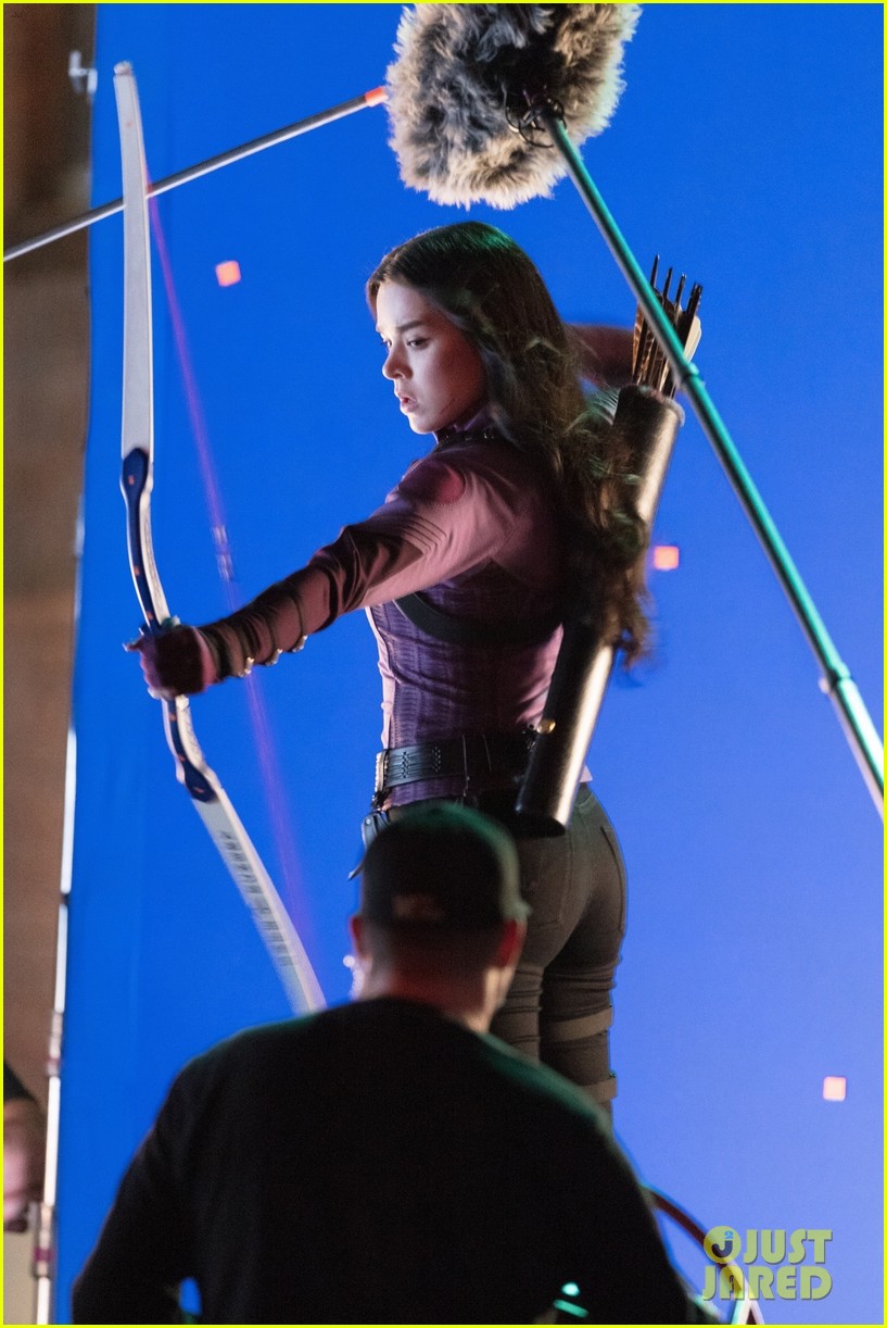 Hailee Steinfeld Is Back On 'Hawkeye' Set In First New Photos of the Year!