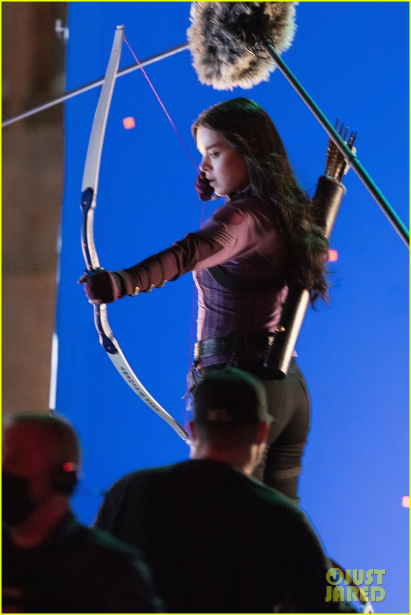 Hailee Steinfeld Is Back On 'Hawkeye' Set In First New Photos of the Year!