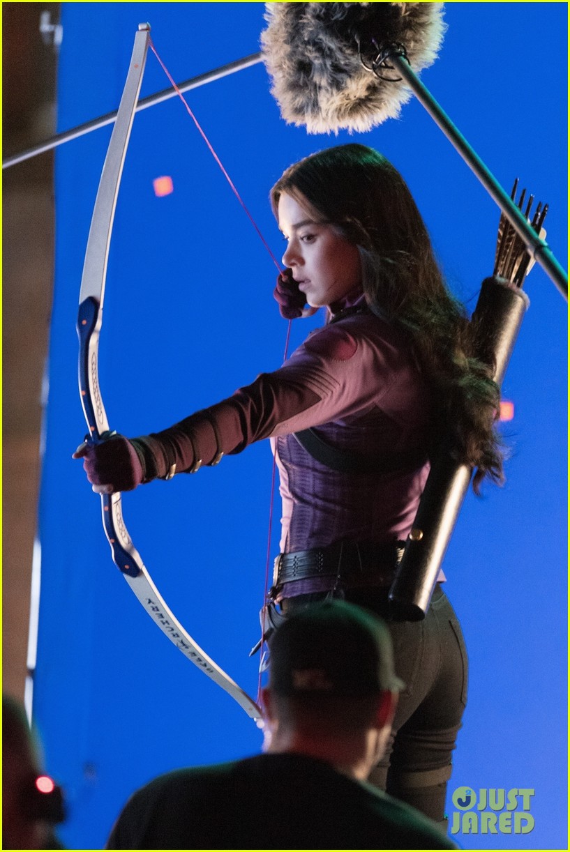 Hailee Steinfeld Is Back On 'Hawkeye' Set In First New Photos of the Year!
