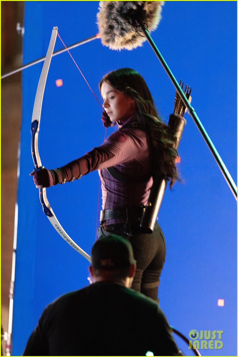 Hailee Steinfeld Is Back On 'Hawkeye' Set In First New Photos of the Year!