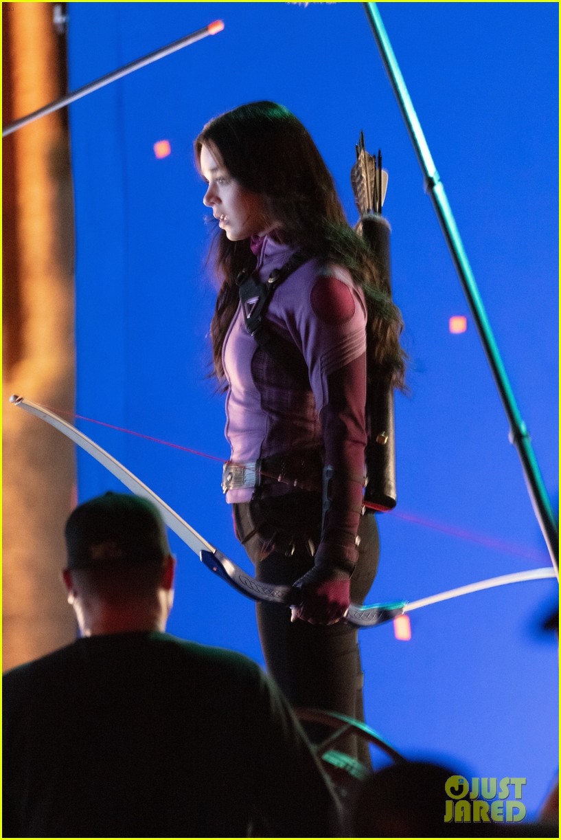 Hailee Steinfeld Is Back On 'Hawkeye' Set In First New Photos of the Year!