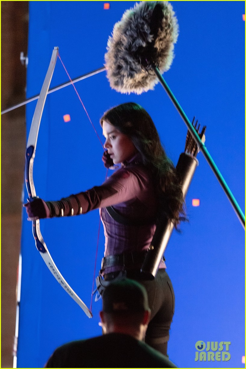 Hailee Steinfeld Is Back On 'Hawkeye' Set In First New Photos of the Year!