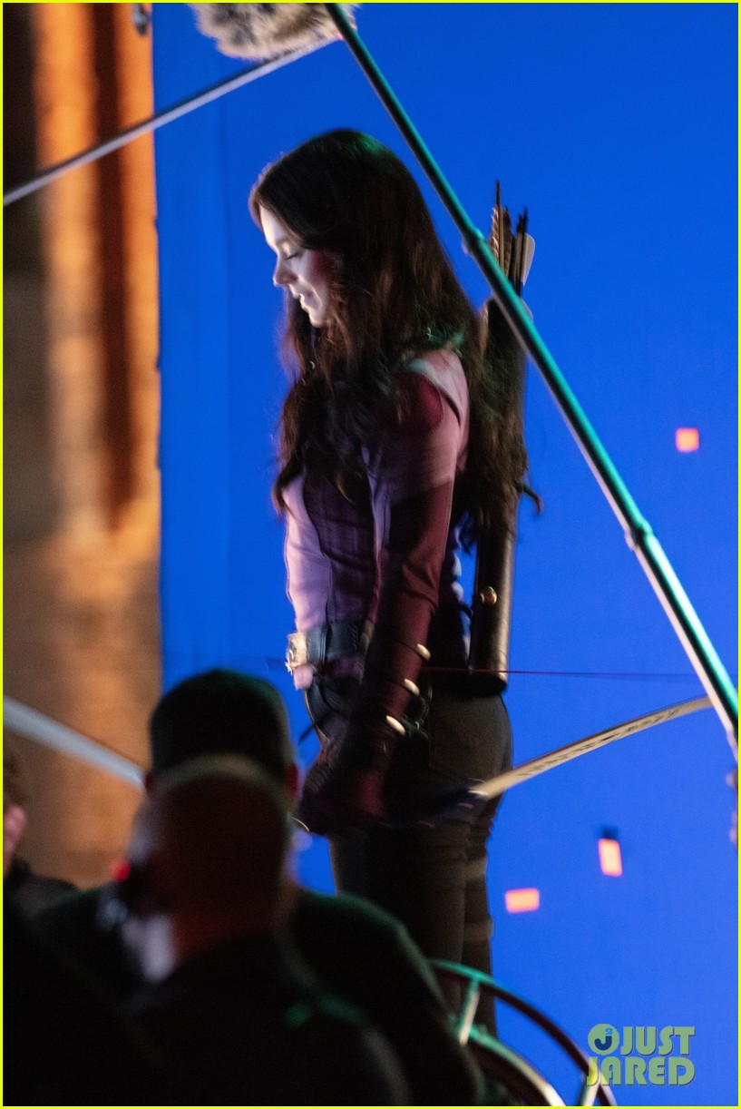 Hailee Steinfeld Is Back On 'Hawkeye' Set In First New Photos of the Year!