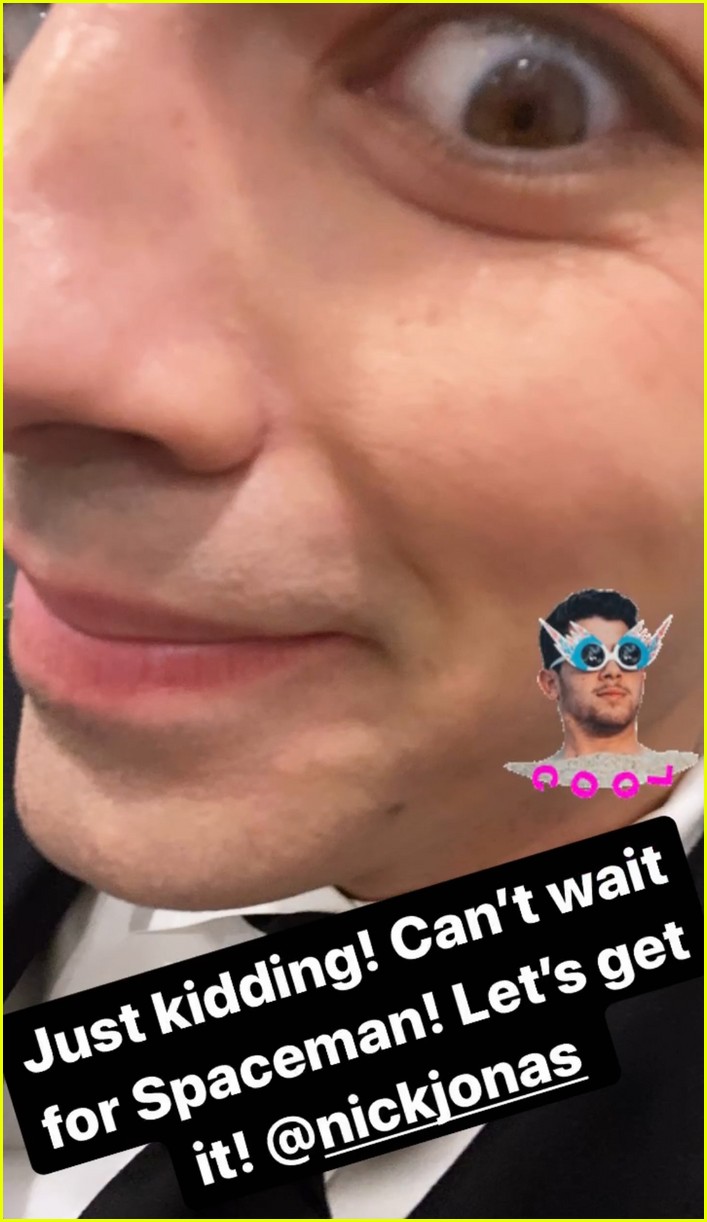 Joe Jonas Jokes He's Upset About Learning of Nick's New Solo Single 'Spaceman'