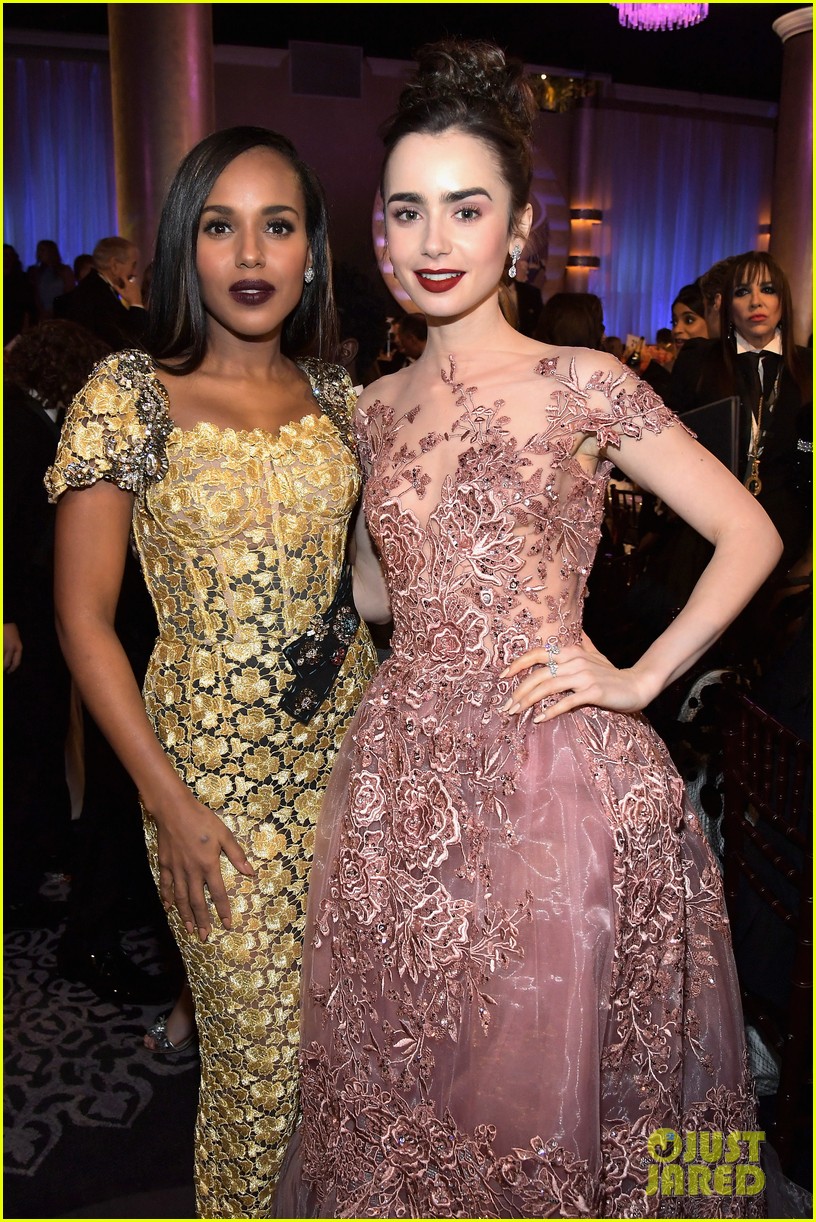 Lily Collins' First Golden Globes Was Over 20 Years Ago - See the Pic!