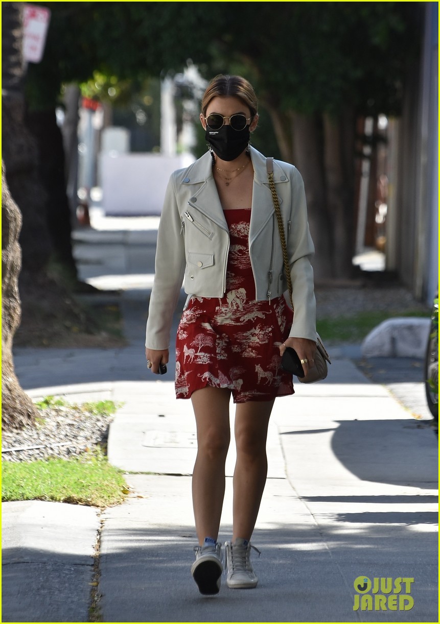 Lucy Hale Runs Errands After Skeet Ulrich Leaves Flirty Comment On Her Instagram