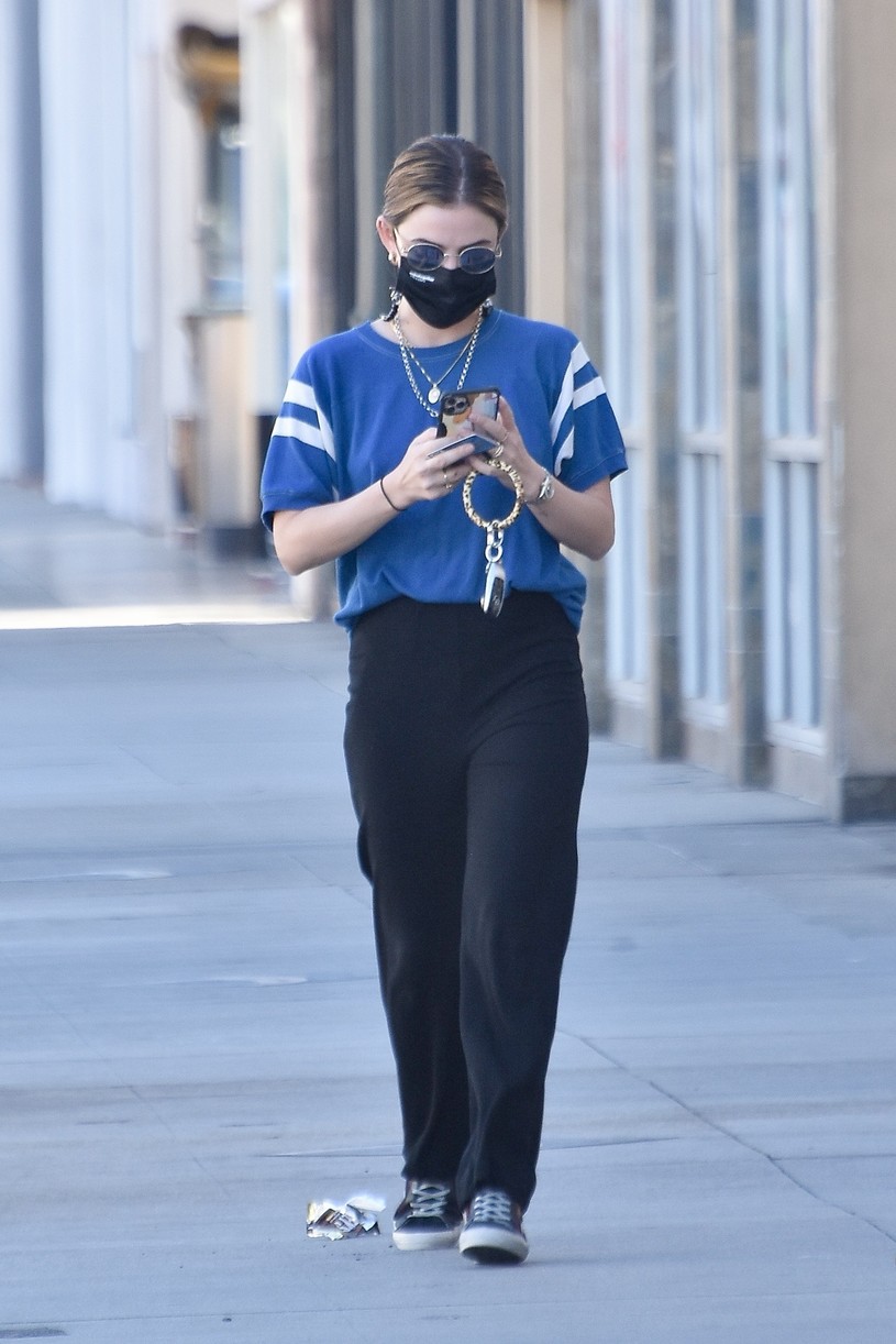 Lucy Hale Runs Errands Around Town After Being Spotted With Skeet Ulrich