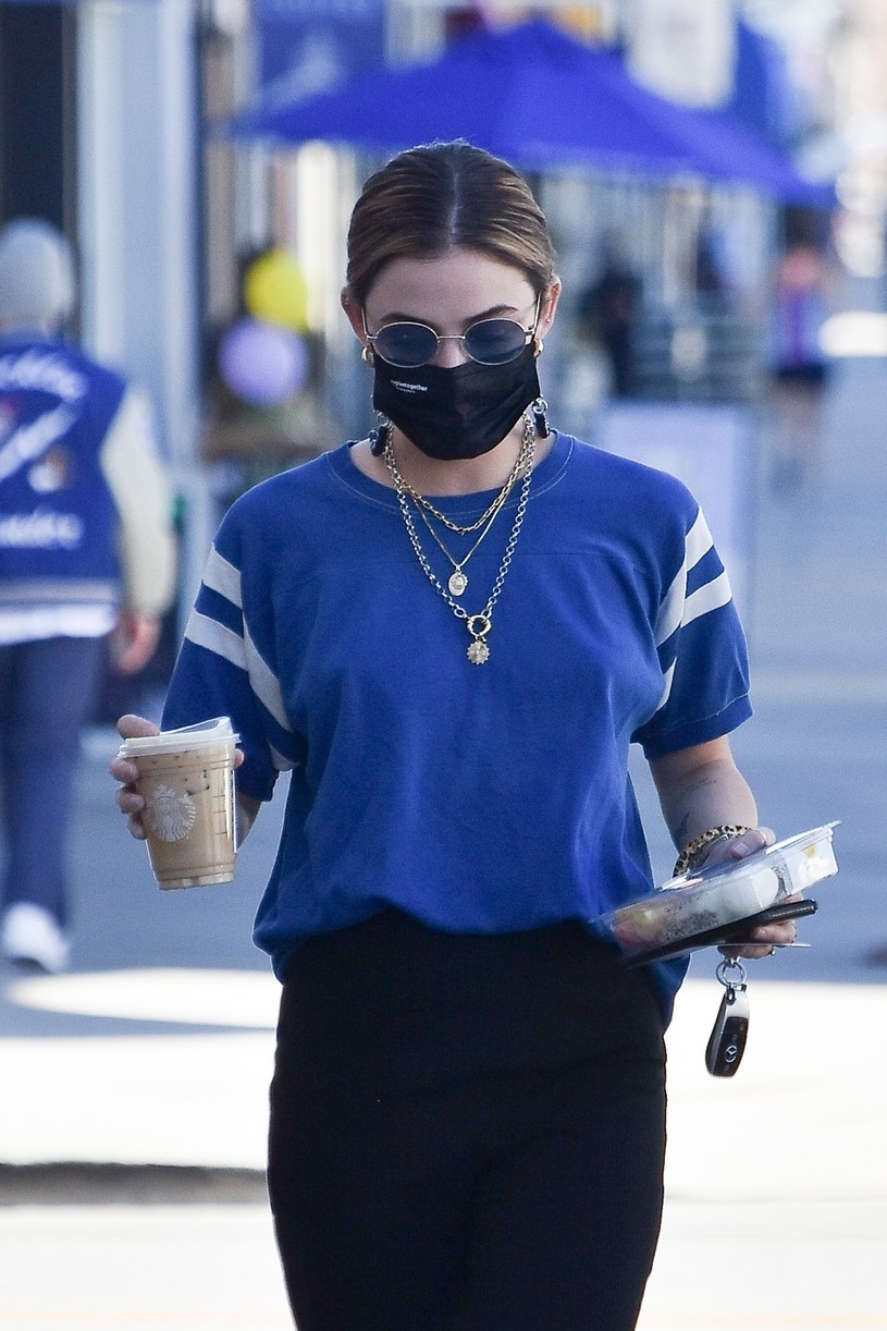Lucy Hale Runs Errands Around Town After Being Spotted With Skeet Ulrich