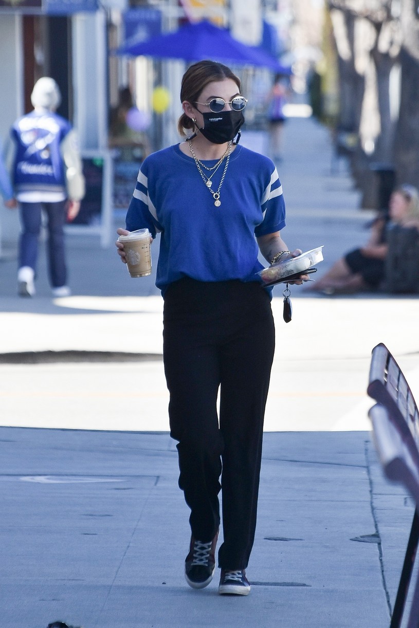Lucy Hale Runs Errands Around Town After Being Spotted With Skeet Ulrich