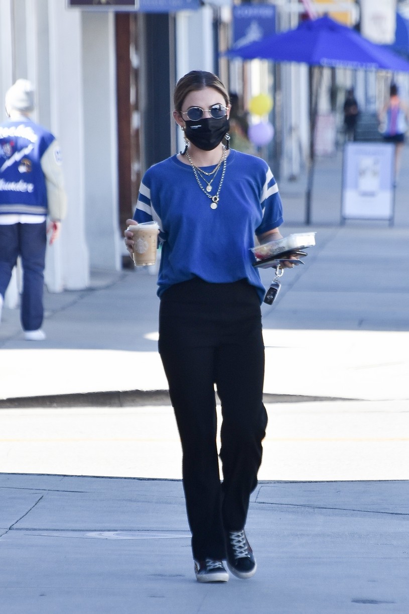 Lucy Hale Runs Errands Around Town After Being Spotted With Skeet Ulrich