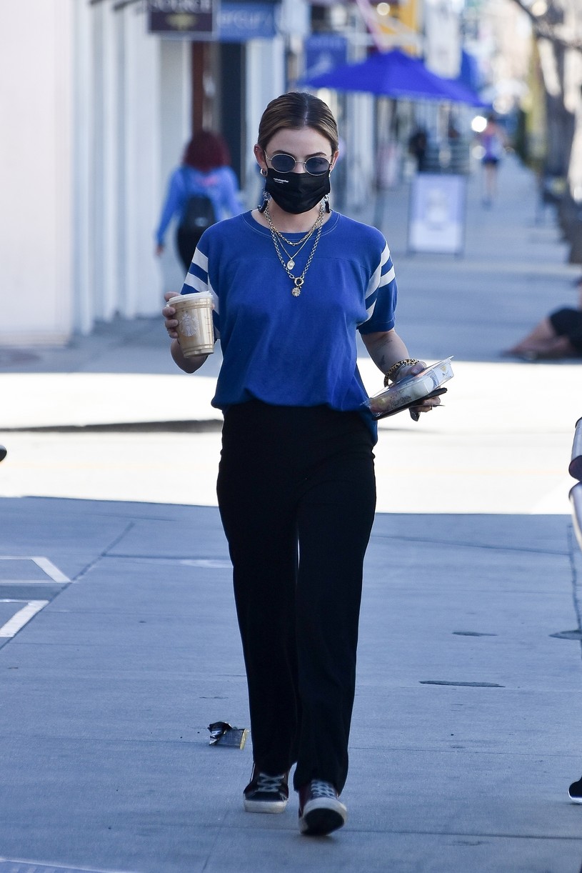 Lucy Hale Runs Errands Around Town After Being Spotted With Skeet Ulrich